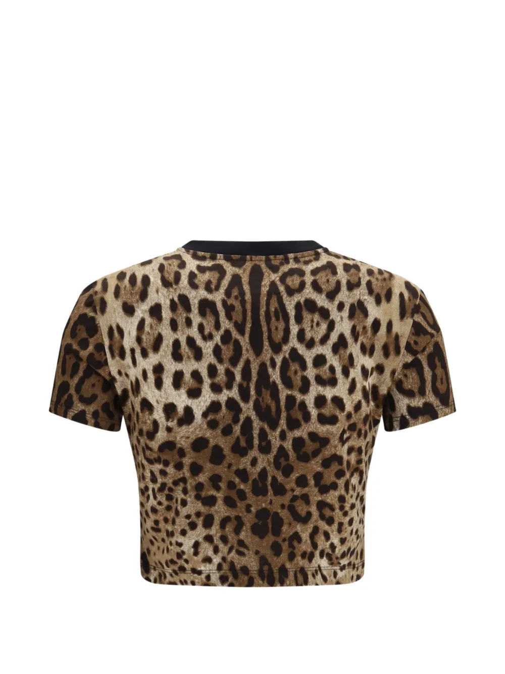 Dolce & Gabbana T-shirt met luipaardprint Bruin