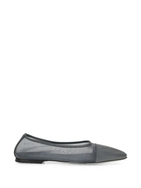 Dear Frances Gala mesh-panel ballet flats