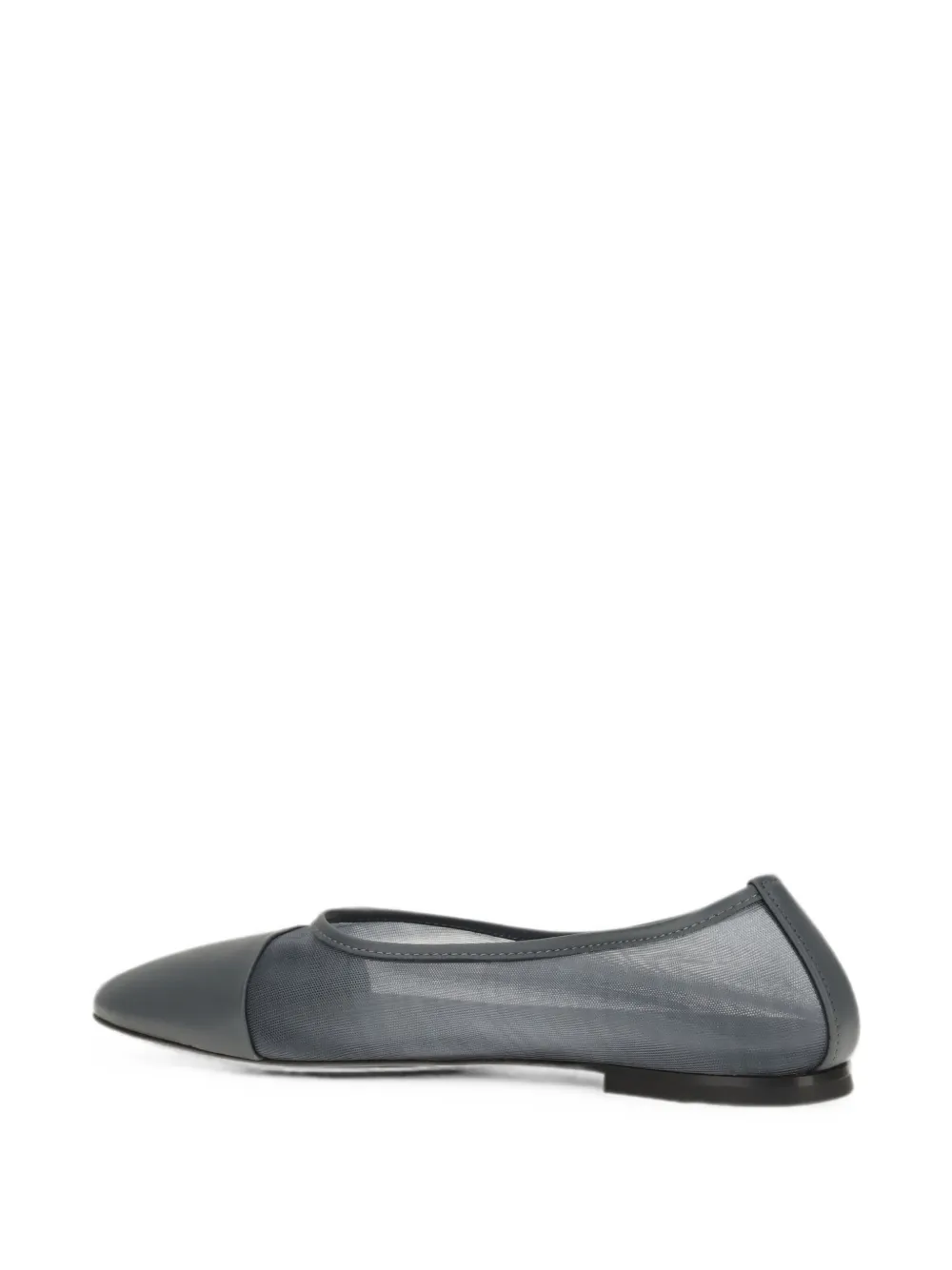 Dear Frances Gala mesh-panel ballet flats Grijs