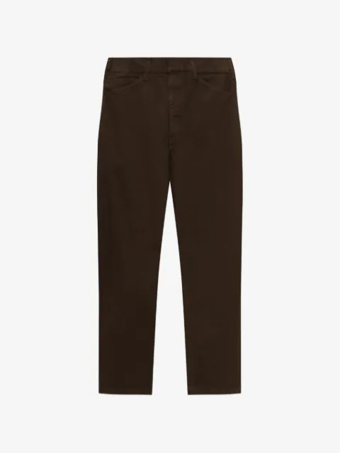 LEMAIRE oversized workwear pants in heavy garment-dyed broken twill
