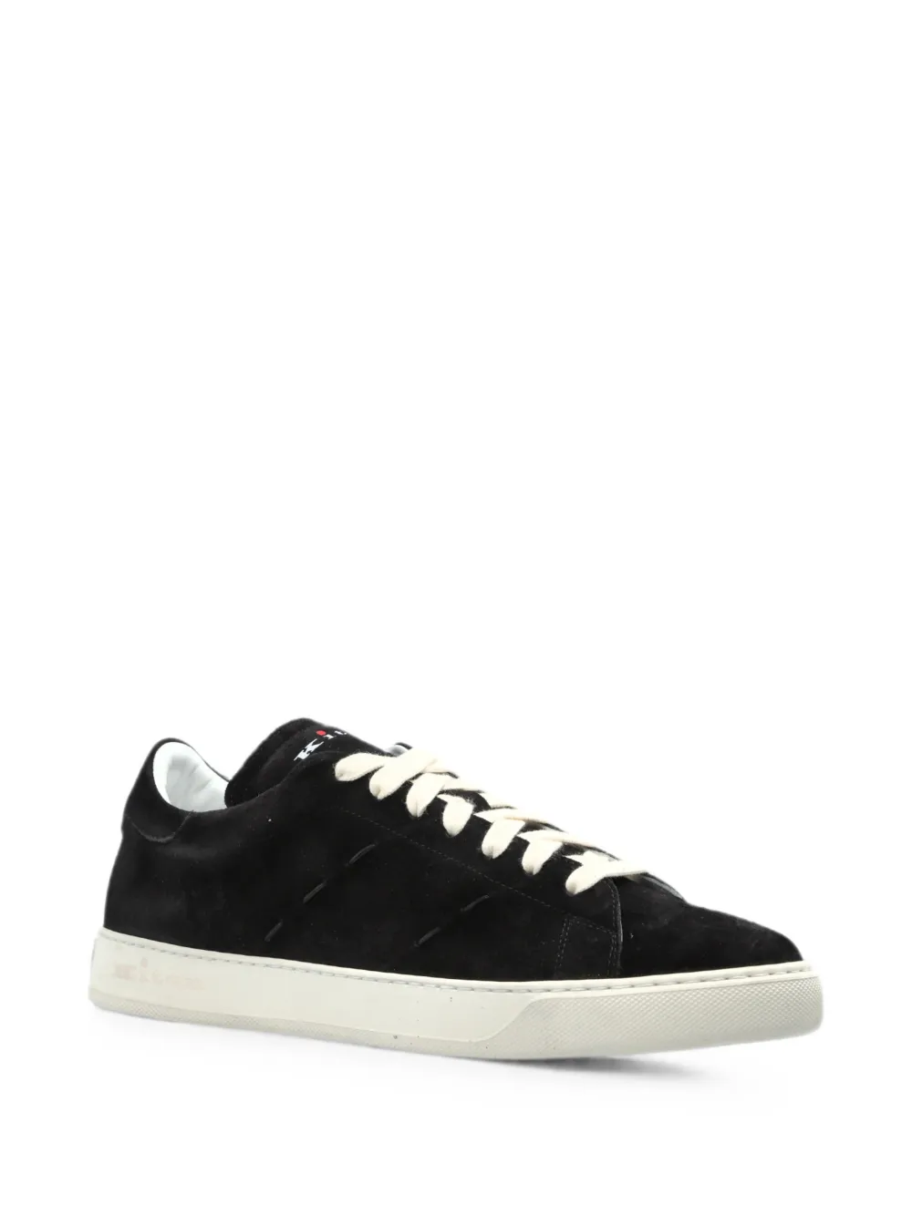 Kiton suede sneakers Zwart