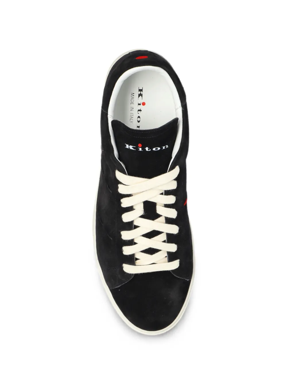 Kiton suede sneakers Zwart