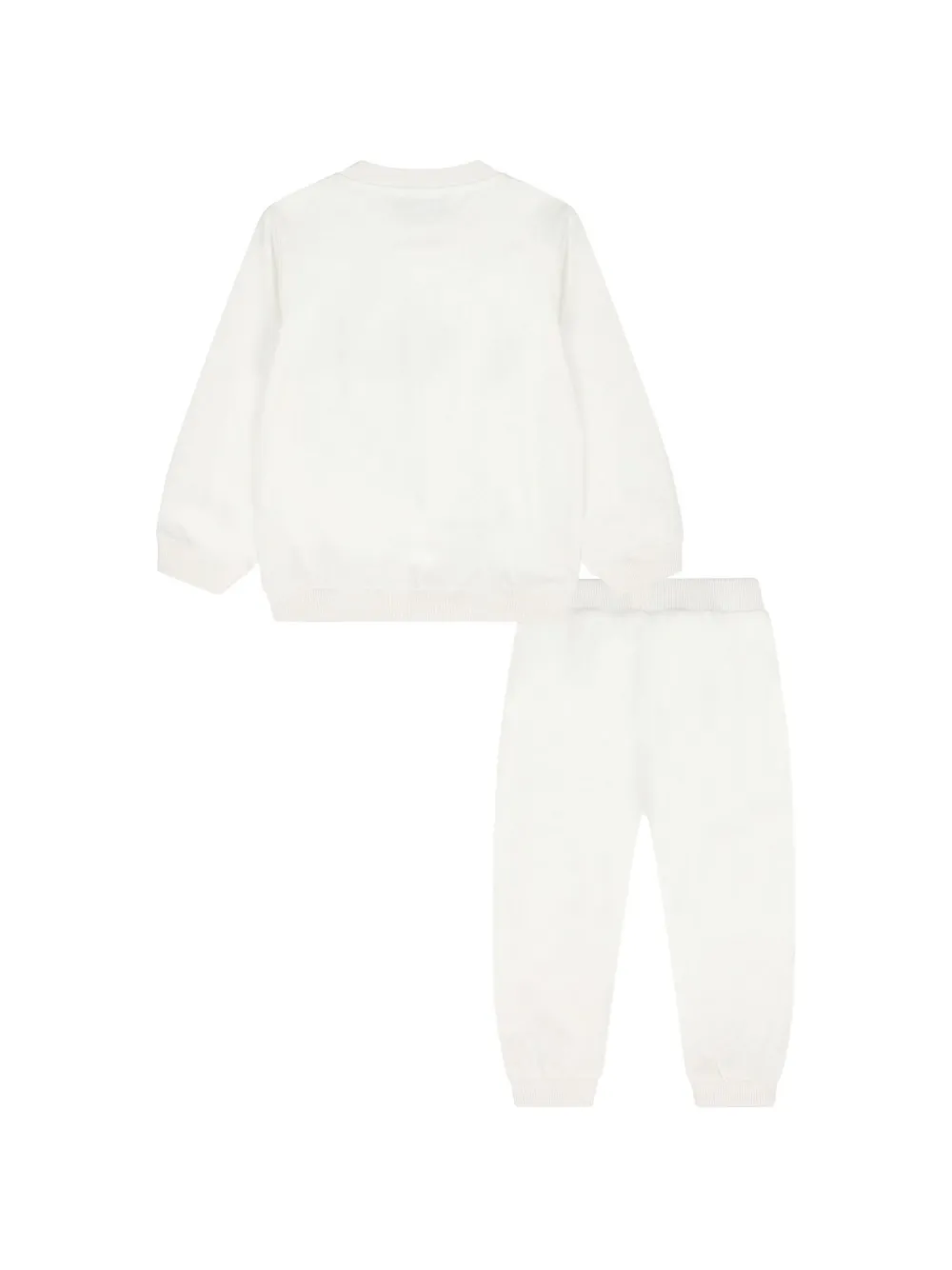 Moschino Kids Katoenen trainingspak met teddybeer Wit