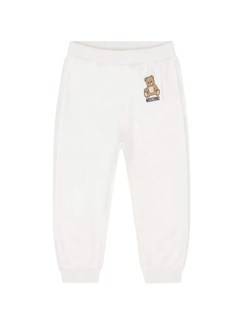 Moschino Kids Katoenen trainingspak met teddybeer Wit