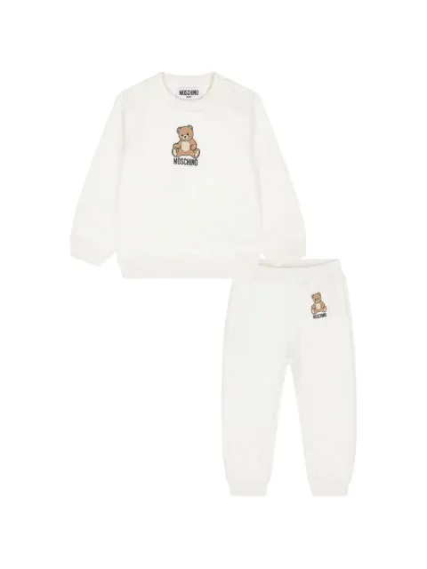 Moschino Kids Teddy Bear cotton tracksuit