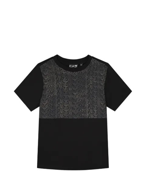 Ea7 Emporio Armani logo-print cotton T-shirt
