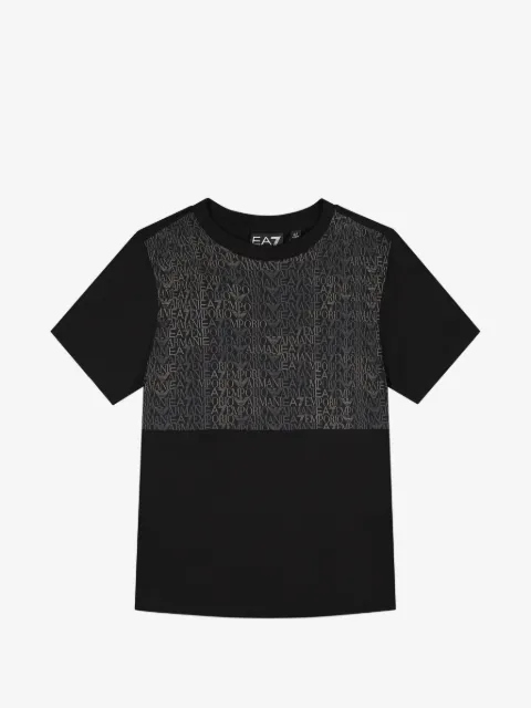 Ea7 Emporio Armani logo-print cotton T-shirt