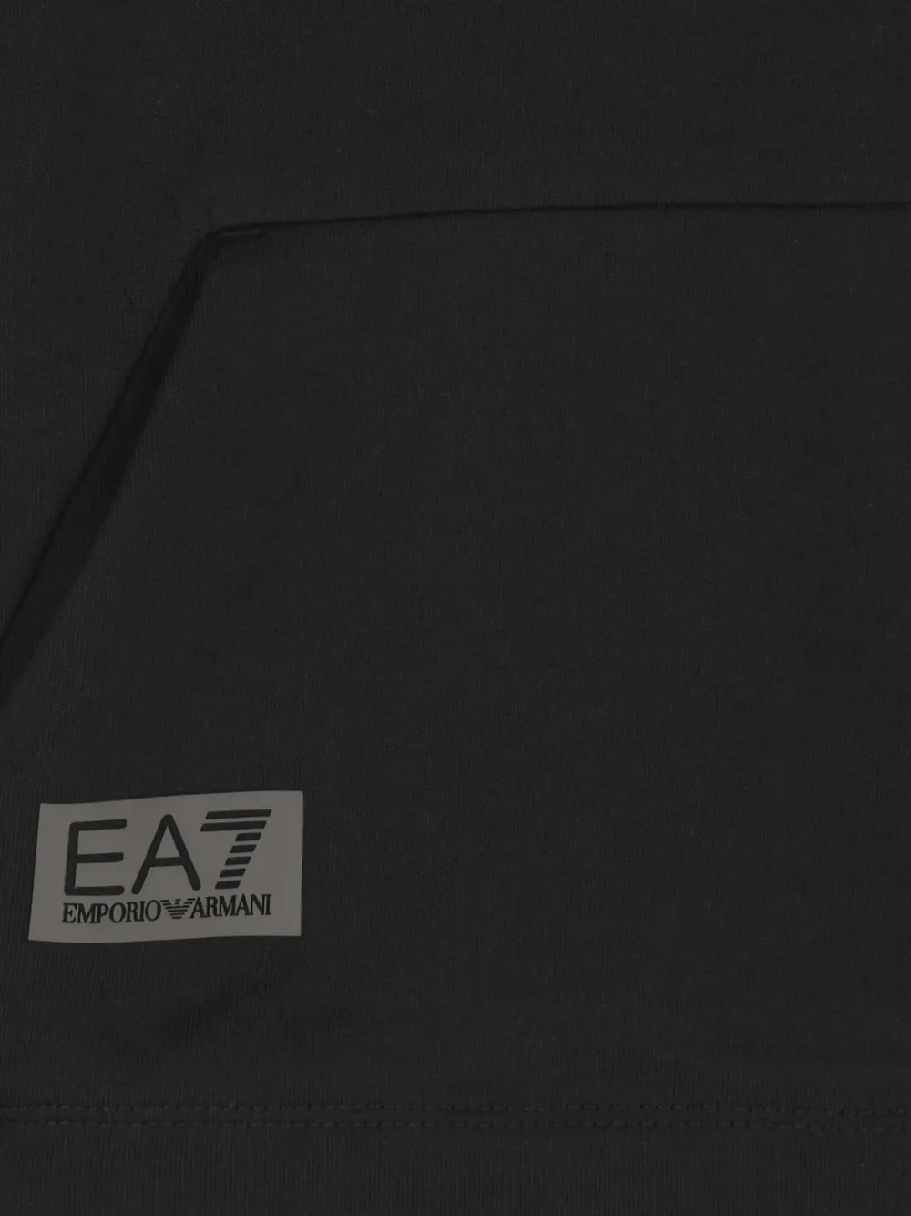 Ea7 Emporio Armani Hoodie met logoprint Zwart