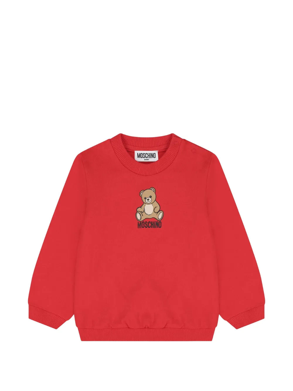 Moschino Kids Katoenen trainingspak met teddybeer Rood
