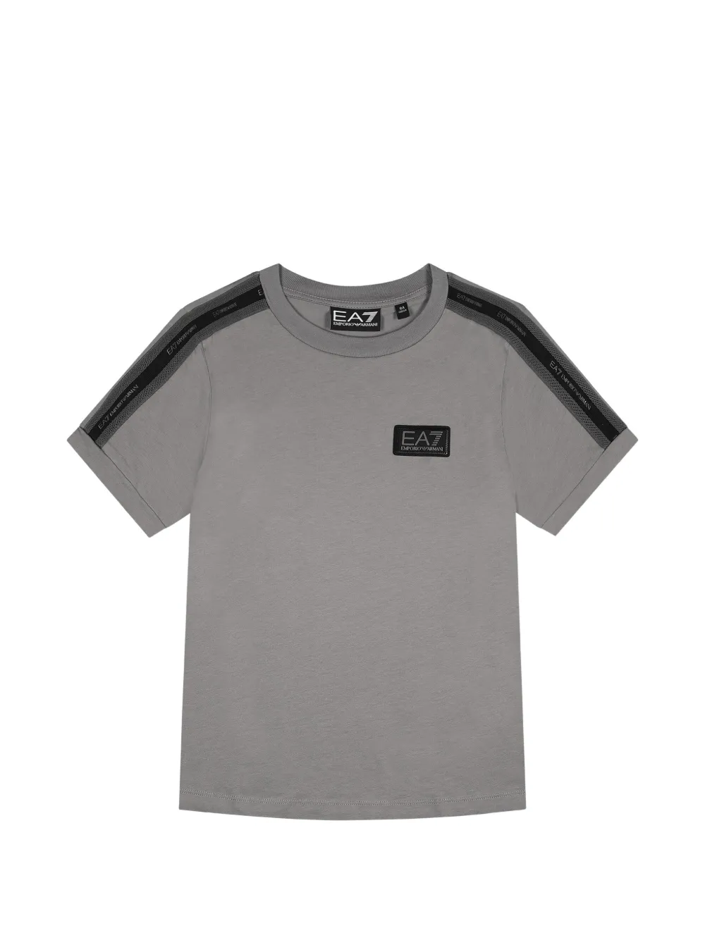 Ea7 Emporio Armani logo-patch T-shirt - Grigio