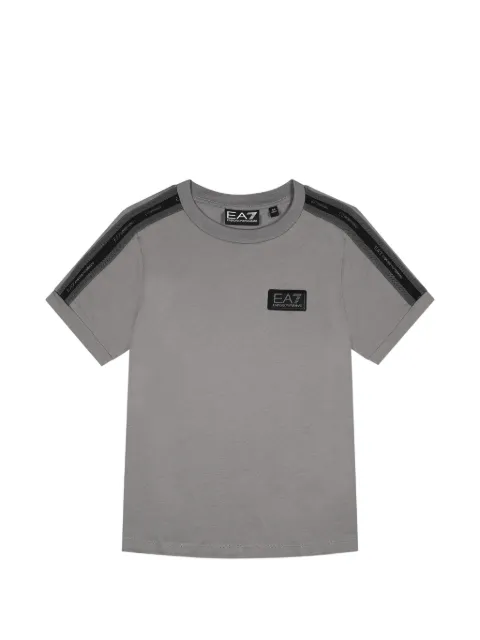 Ea7 Emporio Armani logo-patch T-shirt