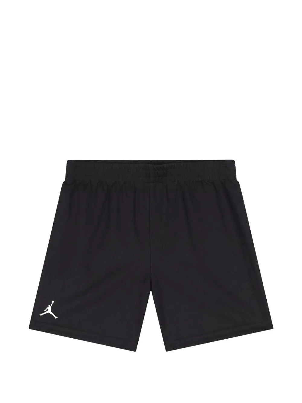 Nike Kids T-shirt en shorts met logoprint Groen