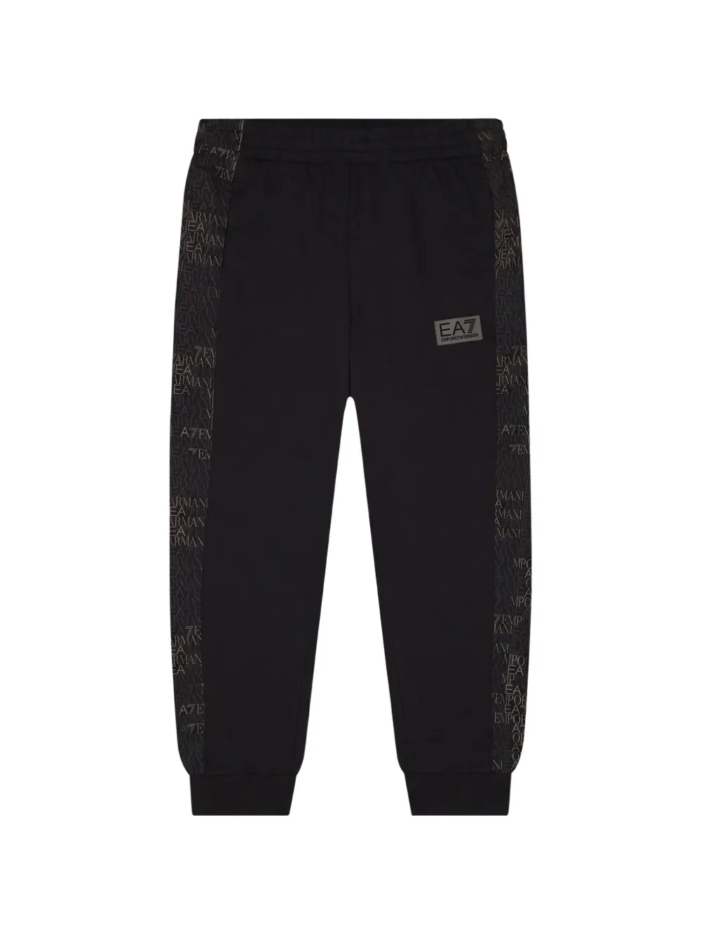 Ea7 Emporio Armani logo-patch track pants - Nero