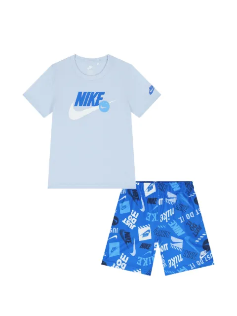 Nike Kids logo-print T-shirt shorts set