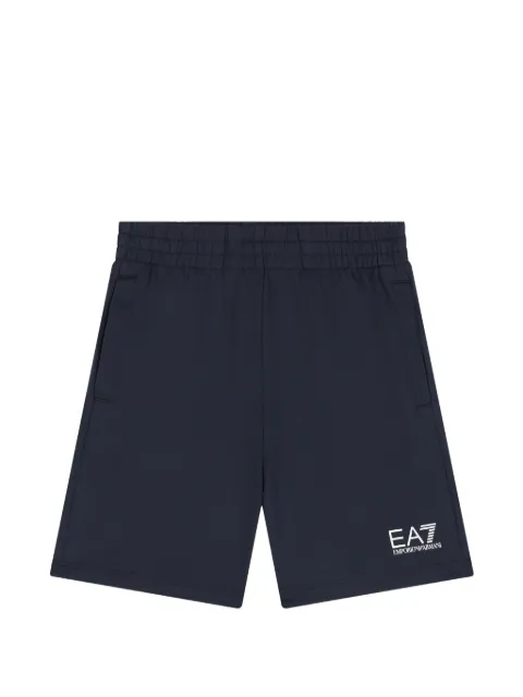 Ea7 Emporio Armani logo-print elasticated shorts