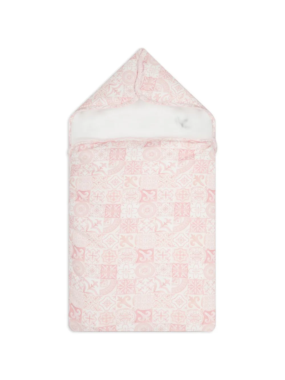 My Little Pie Amalfi mosaic-print sleep bag - Bianco