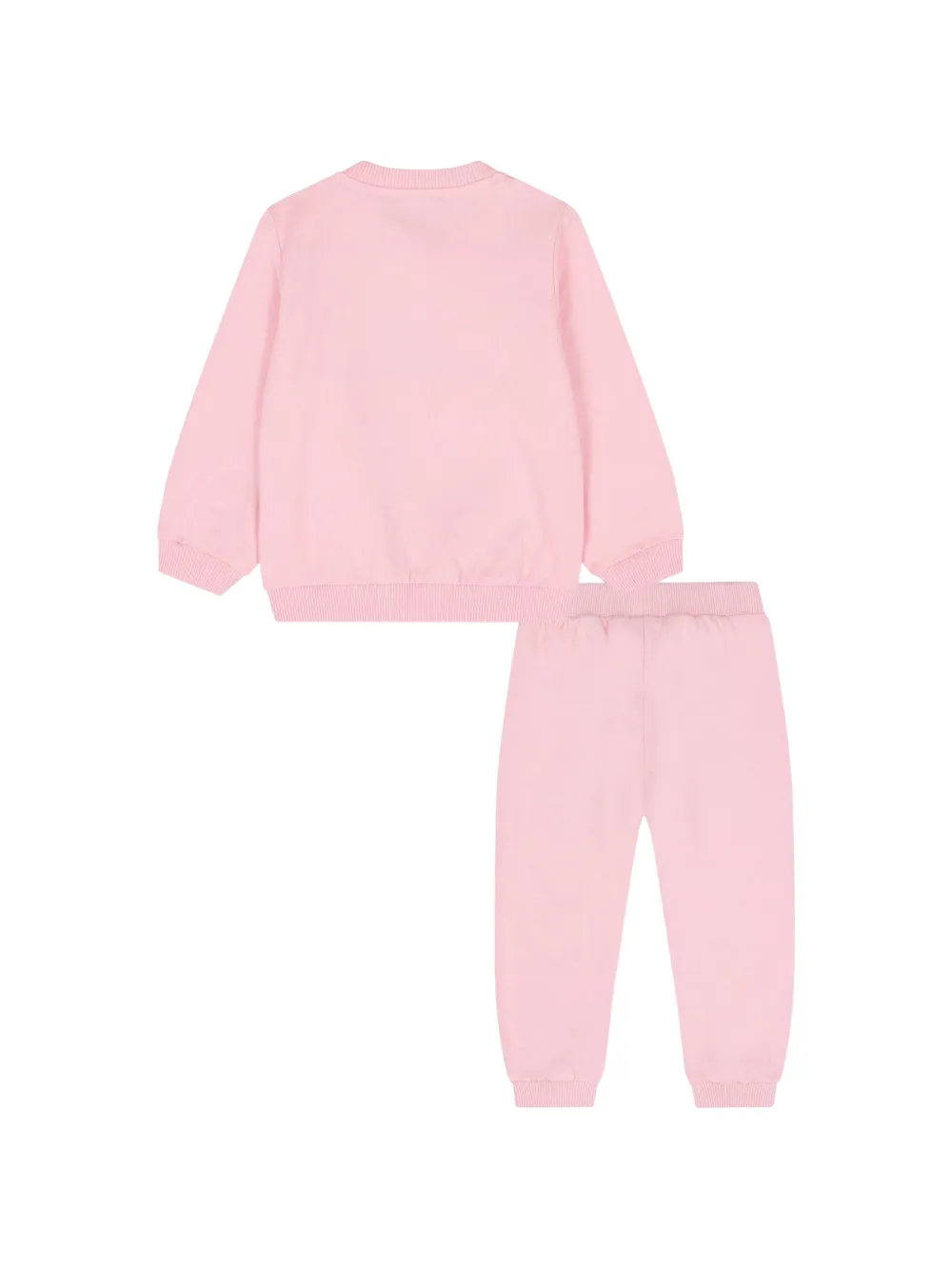 Moschino Kids Trainingspak met logoprint Roze