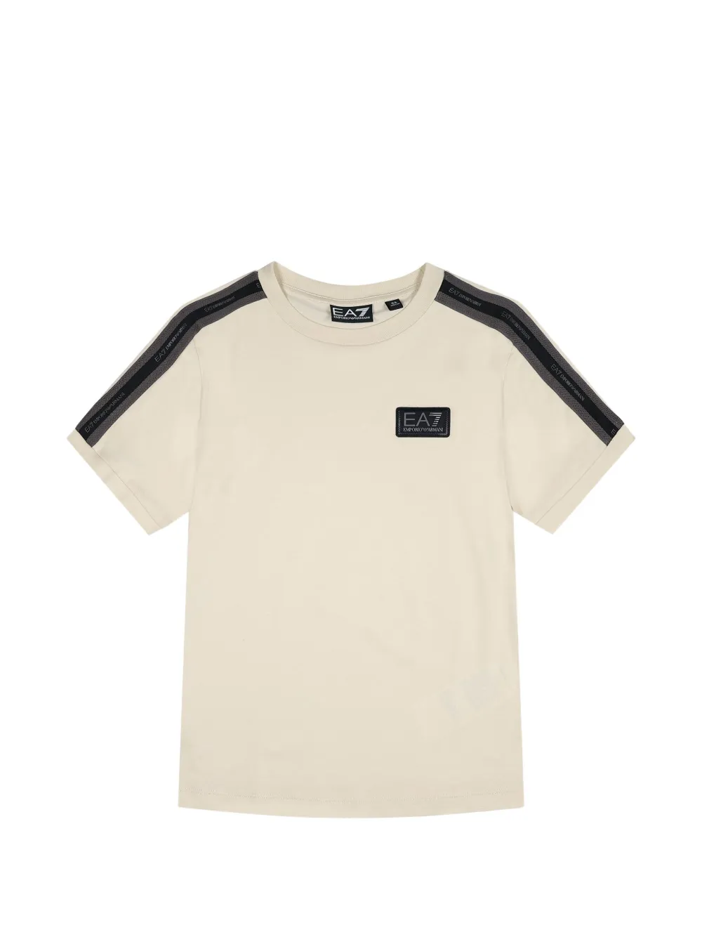 Ea7 Emporio Armani logo-patch T-shirt - Toni neutri