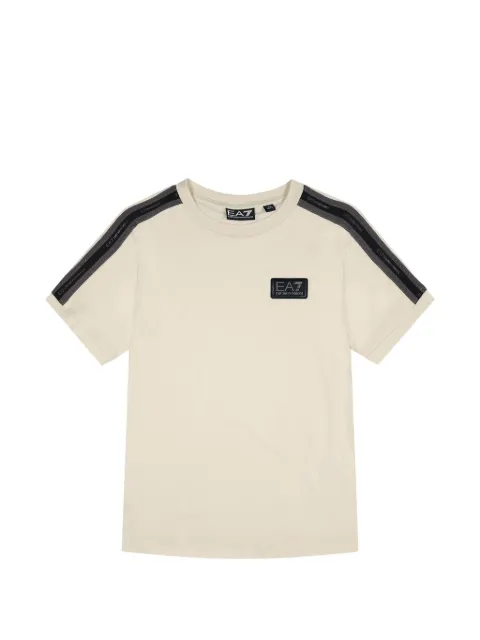 Ea7 Emporio Armani logo-patch T-shirt