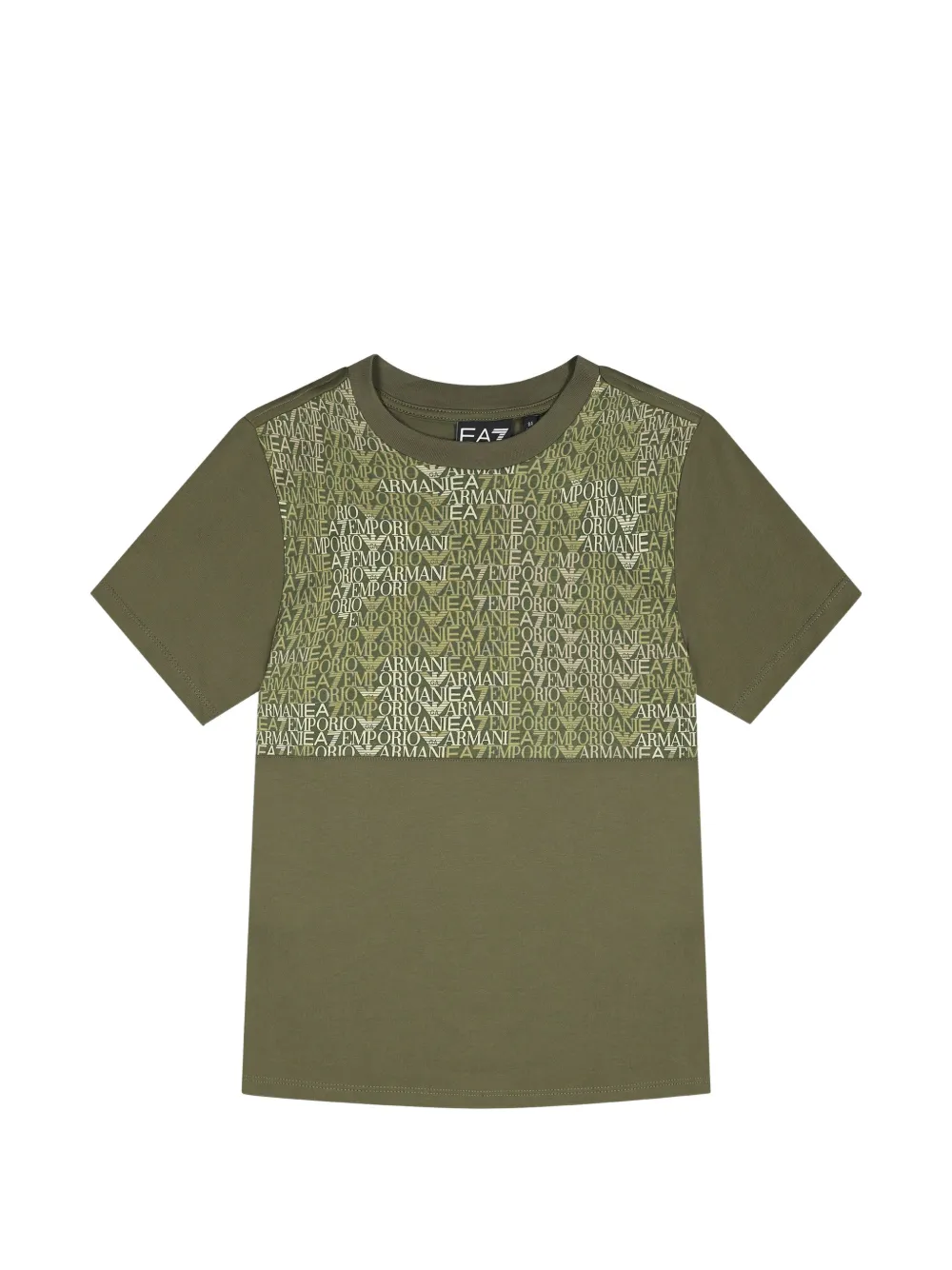 Ea7 Emporio Armani logo-print T-shirt - Verde