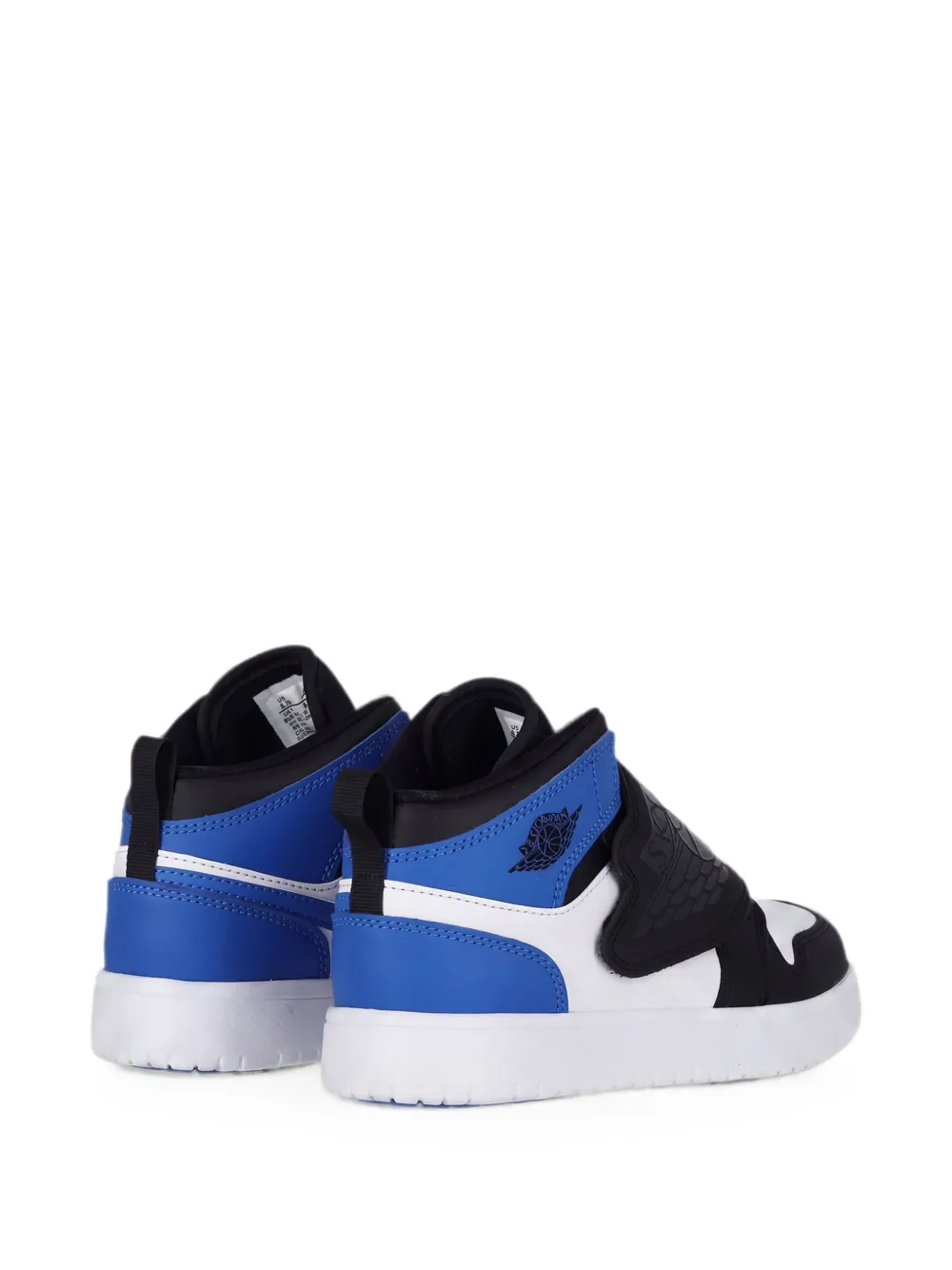 Nike Kids Sky Jordan 1 touch-strap sneakers Wit