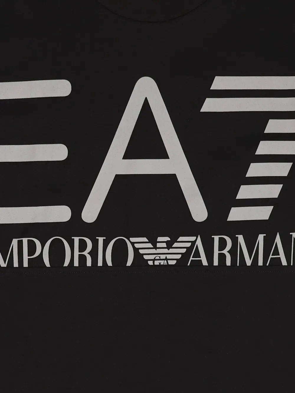 Ea7 Emporio Armani T-shirt met logoprint Zwart