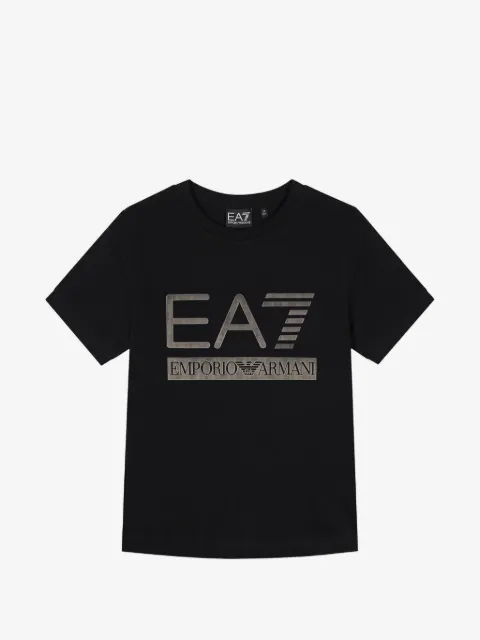 Ea7 Emporio Armani logo-print cotton T-shirt