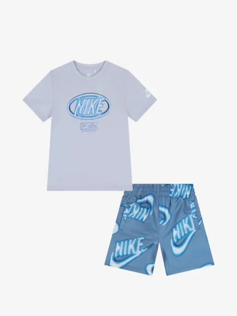 Nike Kids logo-print T-shirt and shorts set