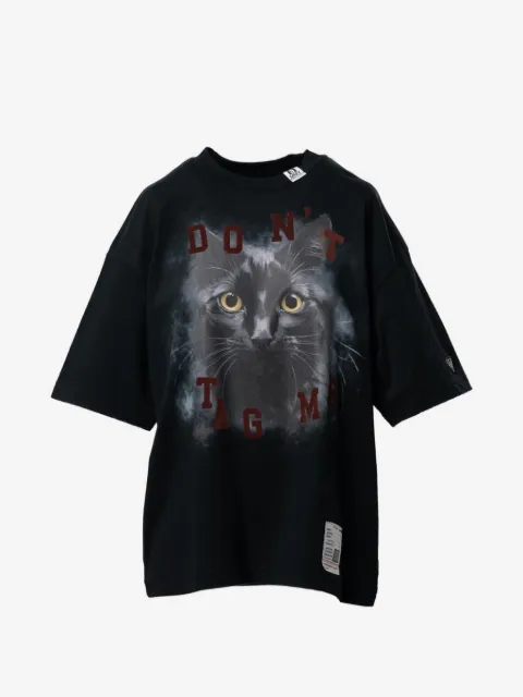 Maison MIHARA YASUHIRO playera con gato estampado