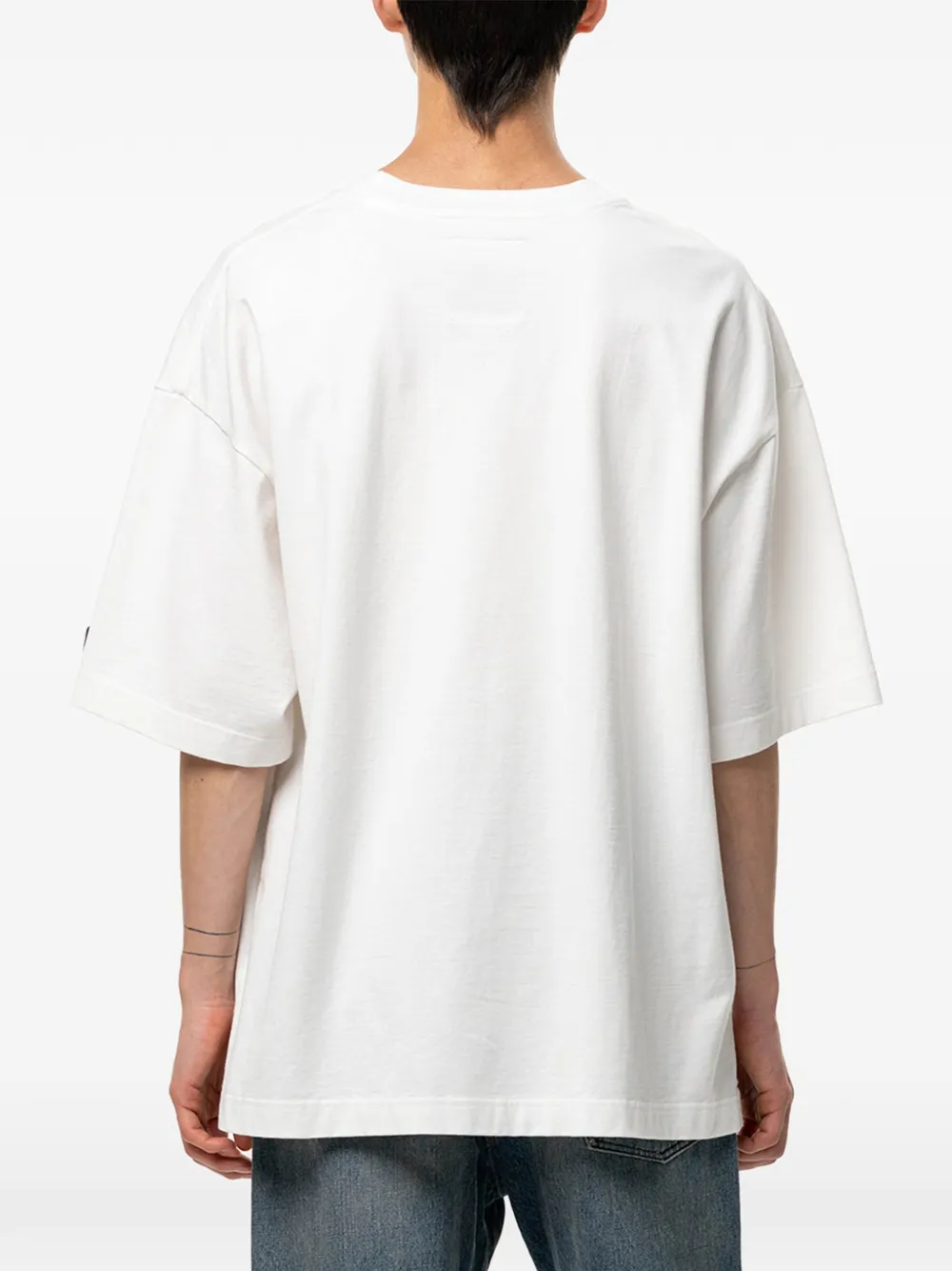 Maison MIHARA YASUHIRO T-shirt met kattenprint Wit