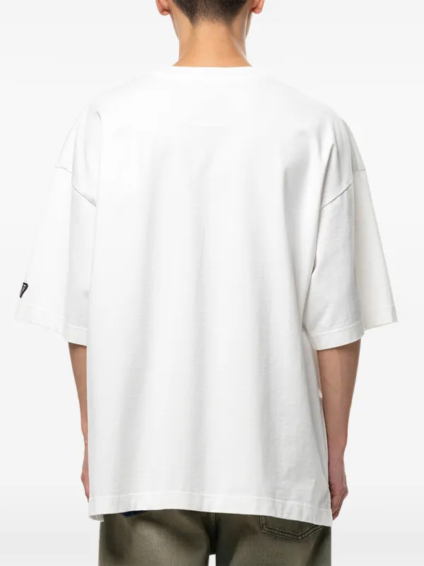 Maison MIHARA YASUHIRO Don't Tag Me. flocky-print T-shirt | White