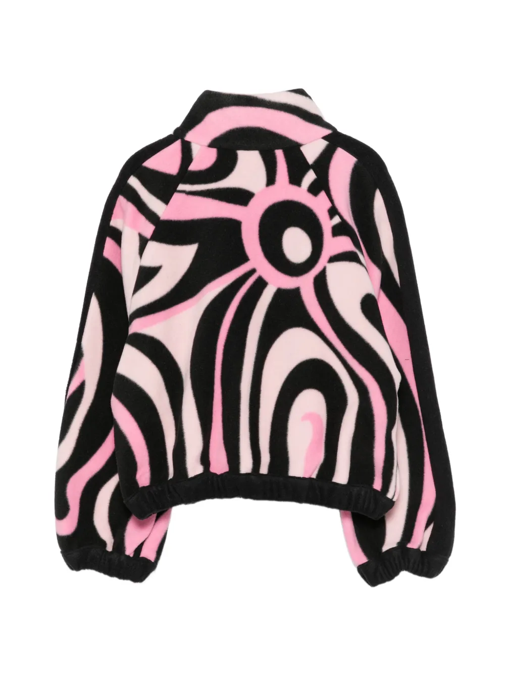 PUCCI Junior Fleece trui met Iride-print Roze