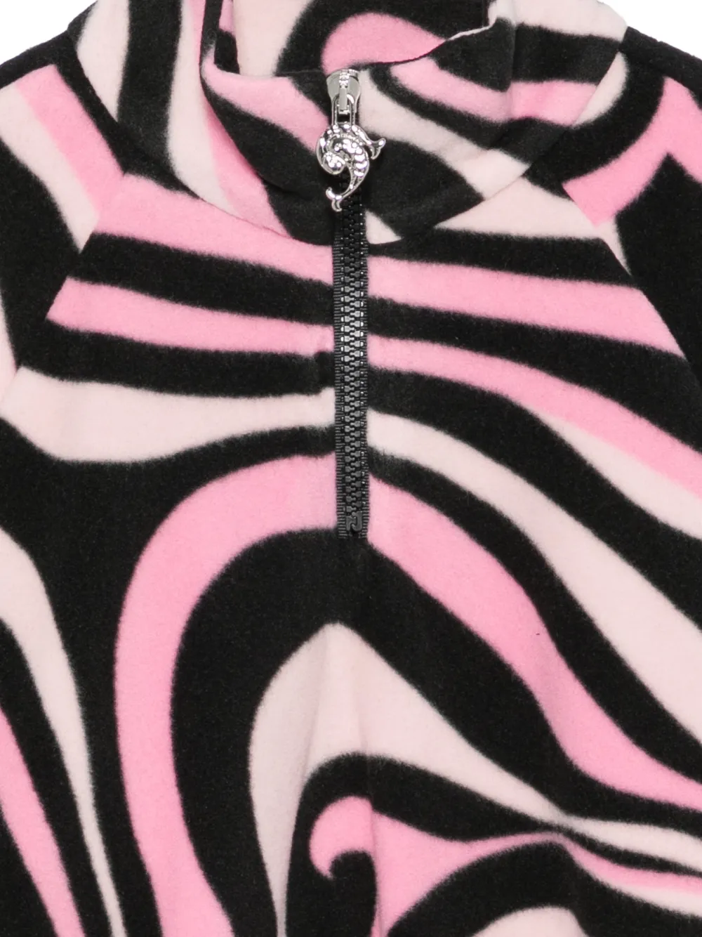 PUCCI Junior Fleece trui met Iride-print Roze