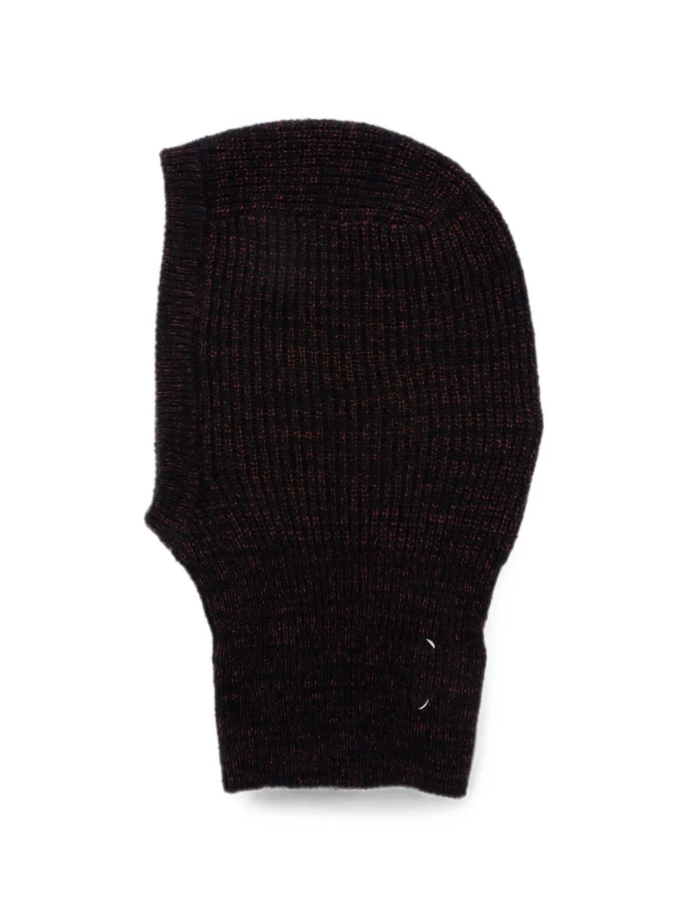 Maison Margiela ribbed Four Stitches balaclava - Nero