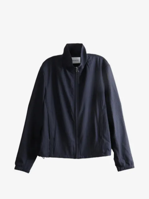Givenchy veste rayée à col montant