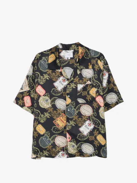 RHUDE graphic-print short-sleeve shirt