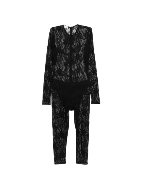 THE ANDAMANE Sheila floral-lace jumpsuit
