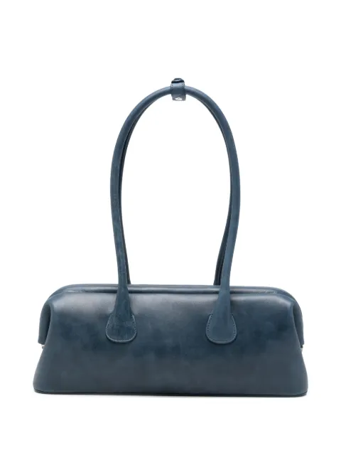 Osoi Boat aged-effect leather tote bag