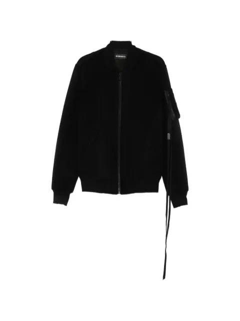 Ann Demeulemeester Dries ribbed-trim zip-up bomber jacket