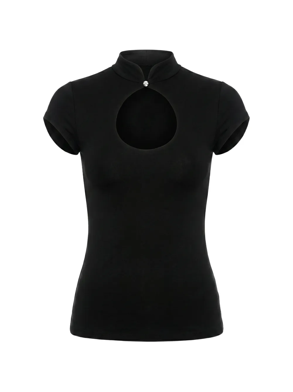 AXEL 113 Khy bcut-out T-shirt - Schwarz