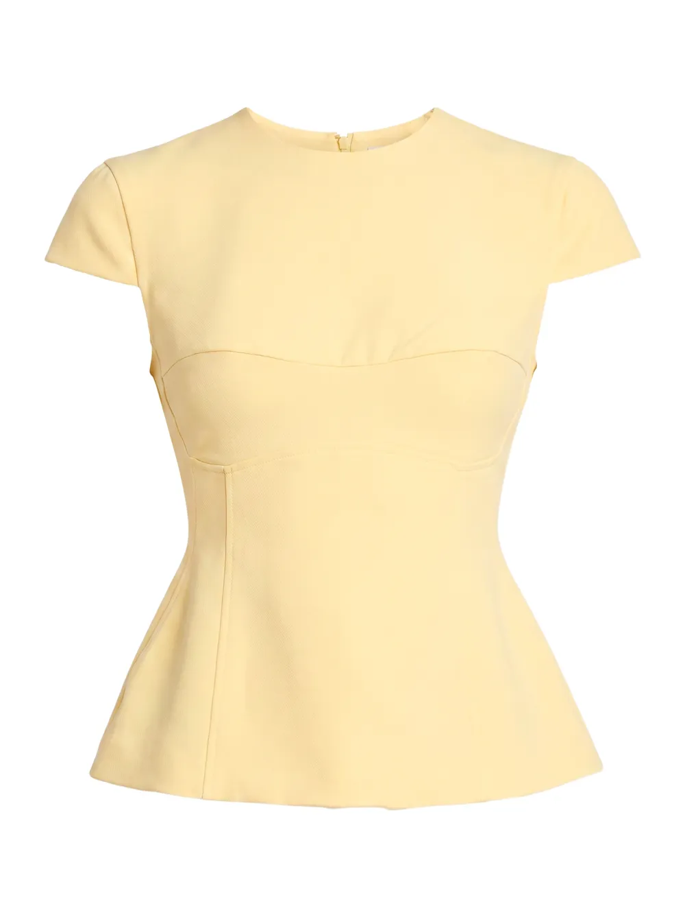 AXEL 113 Icon peplum-hem top - Giallo
