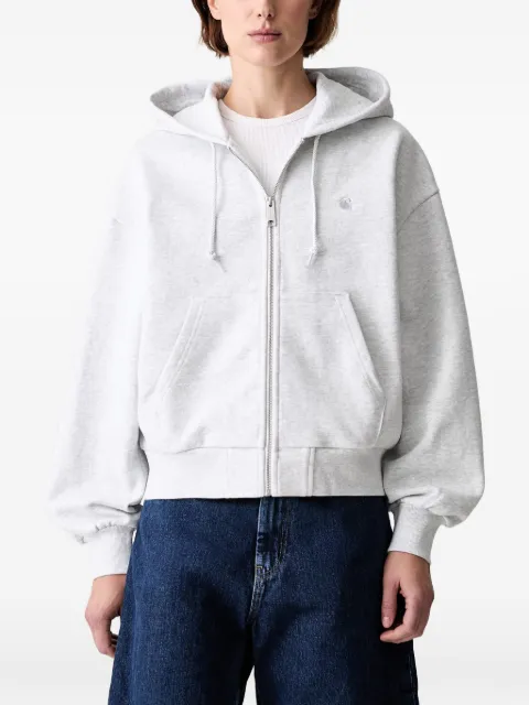 Carhartt WIP logo-embroidered zip-up hoodie
