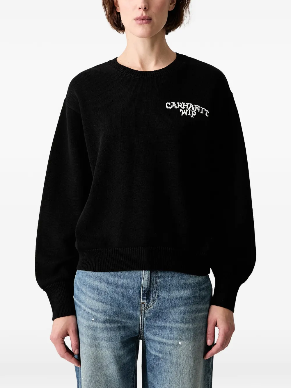 Carhartt WIP graphic-intarsia sweater - Schwarz