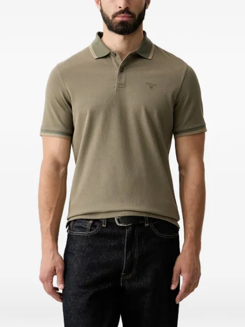 Barbour Barnard logo-embroidered short-sleeved polo shirt