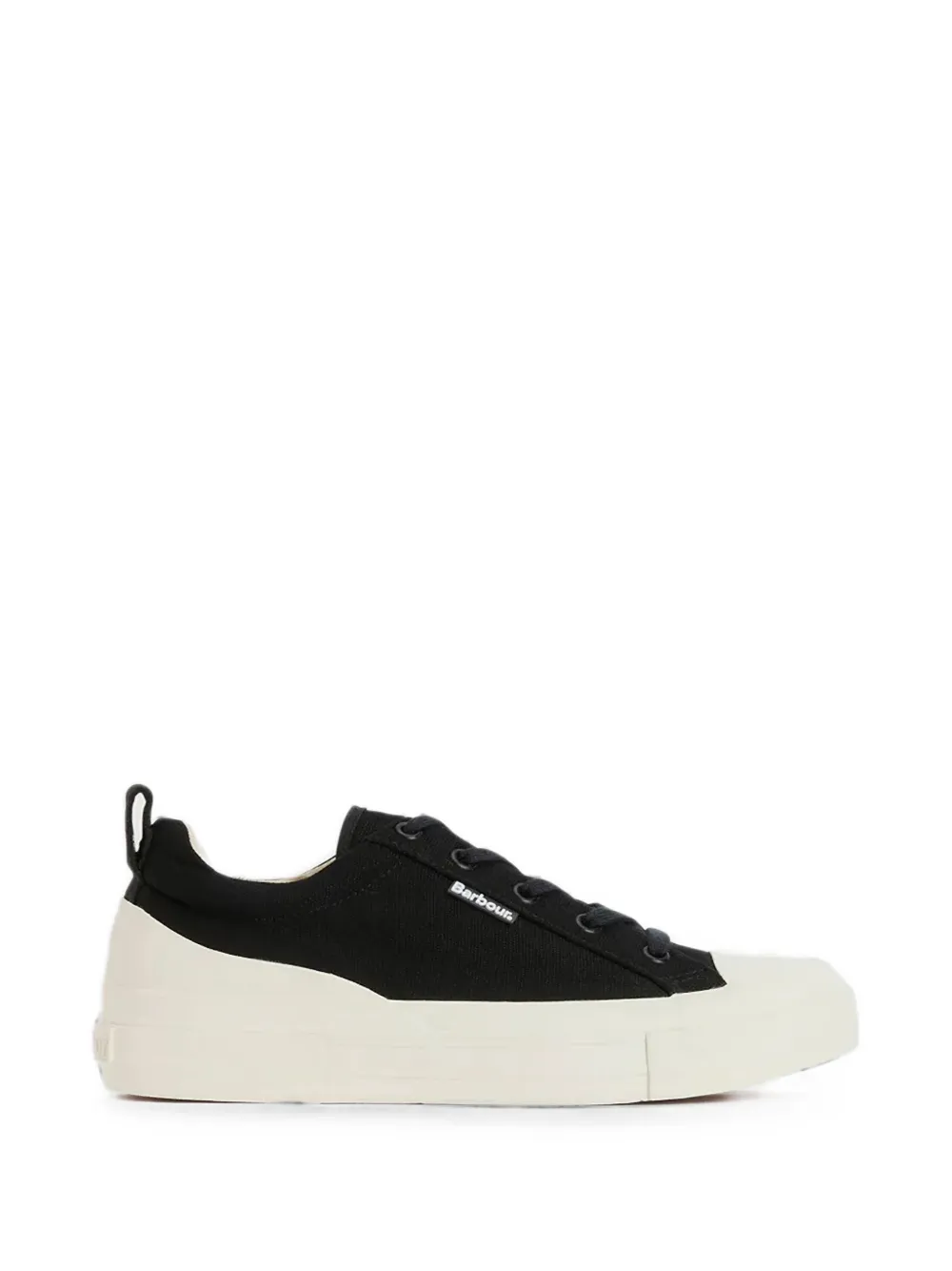 Barbour Stanhope canvas sneakers Zwart