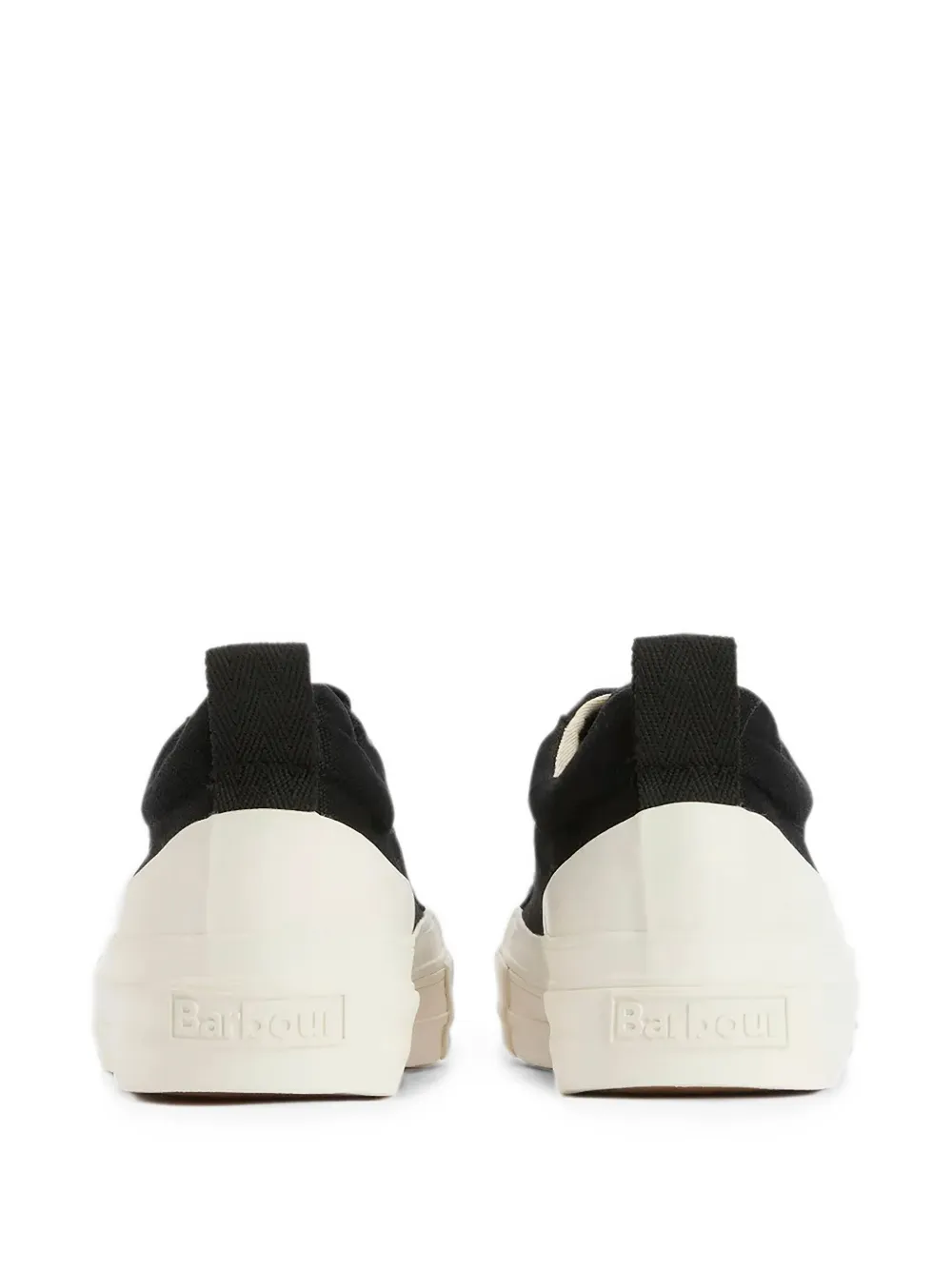 Barbour Stanhope canvas sneakers Zwart
