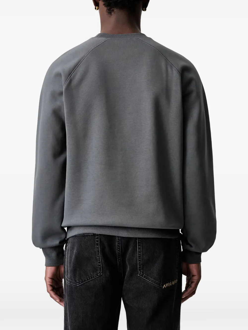 Carhartt WIP Trui met raglan mouwen en geborduurd logo Grijs