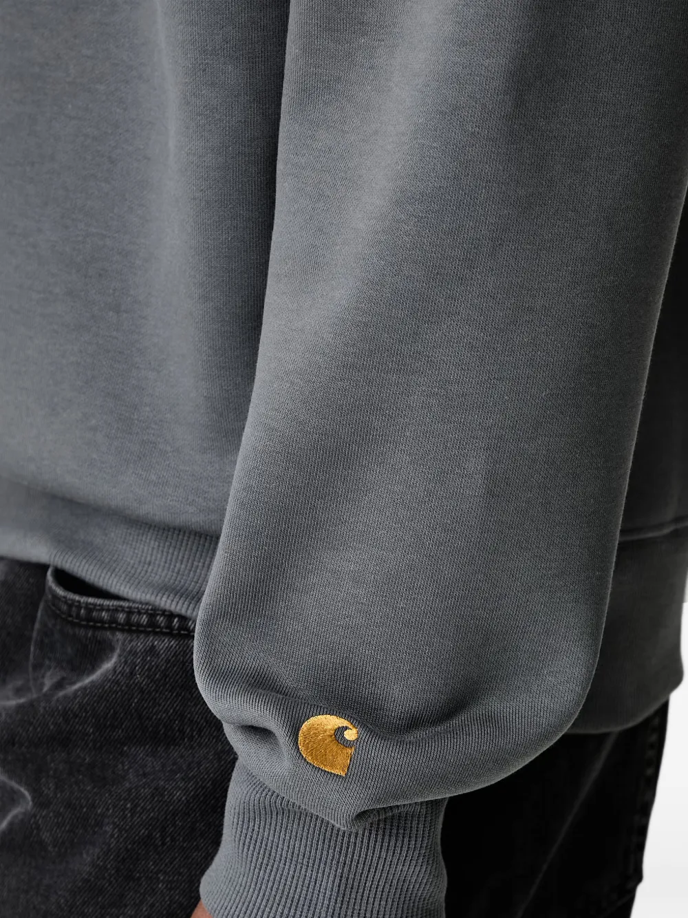 Carhartt WIP Trui met raglan mouwen en geborduurd logo Grijs