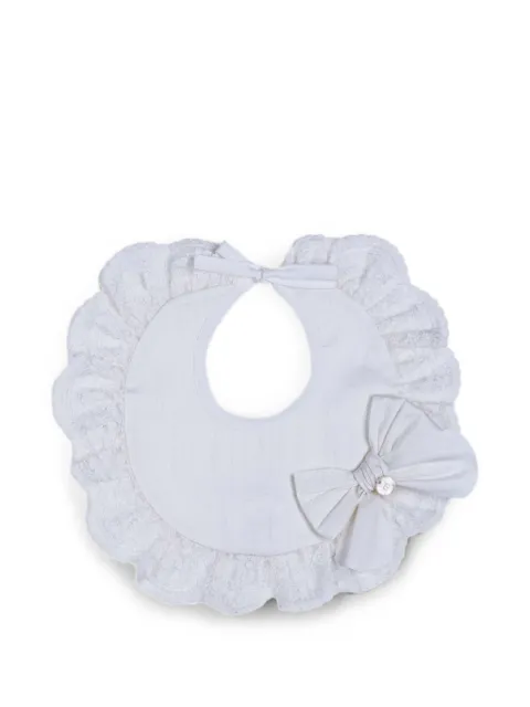 MARLU' couture babero con detalle de moño y volantes