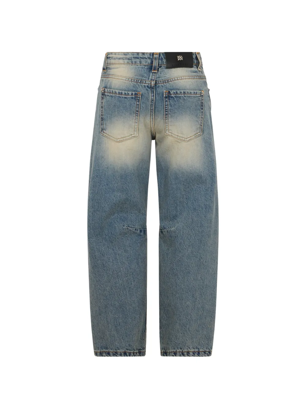 John Richmond Junior Jeans met logopatch Blauw